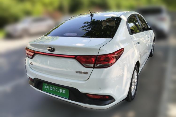 Used Kia K2 2017 Sedan 1.4L Manual Transmission GLS Rear Right 45 Deg