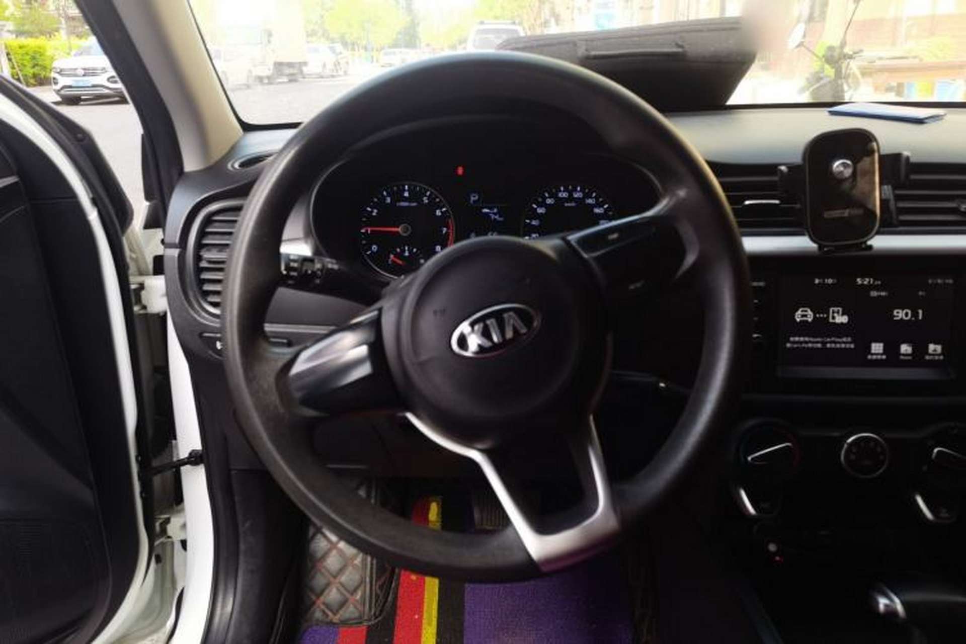 Used Kia K2 2017 Sedan 1.4L Automatic GLS Steering Wheel