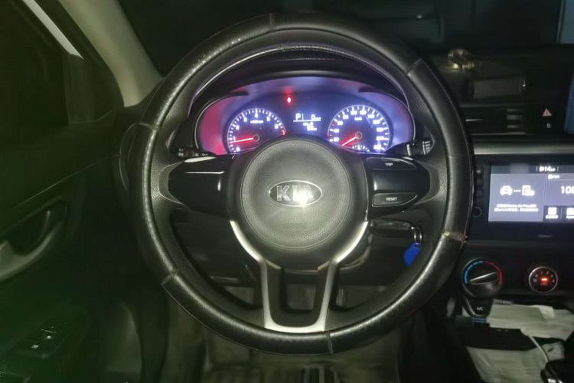 Used Kia K2 2017 Sedan 1.4L Automatic GLS Steering Wheel