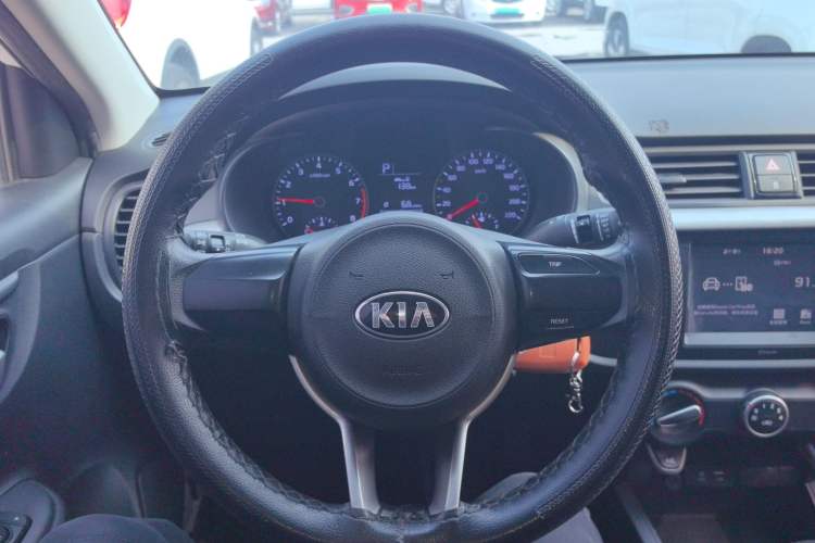 Used Kia K2 2017 Sedan 1.4L Automatic GLS Steering Wheel