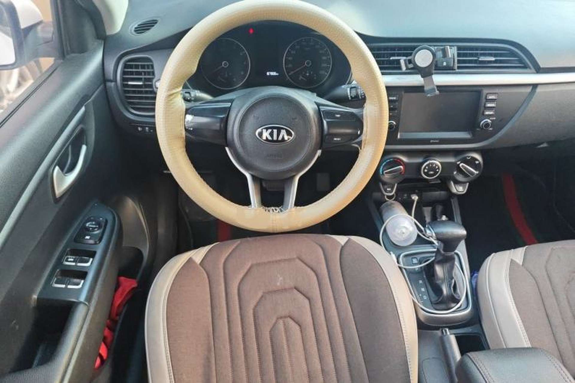 Used Kia K2 2017 Sedan 1.4L Automatic GLS Steering Wheel