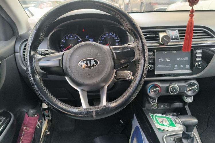 Used Kia K2 2017 Sedan 1.4L Automatic Transmission 15th Anniversary Special Edition GLS Steering Wheel
