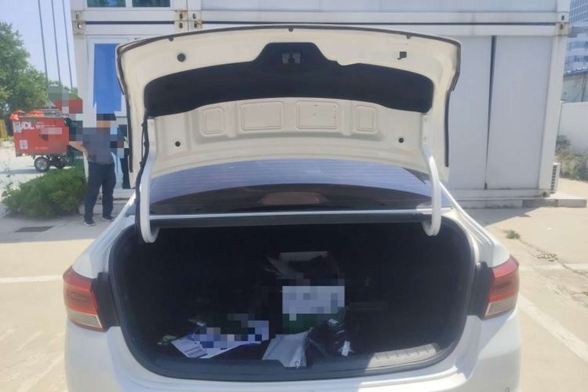 Used Kia K2 2017 Sedan 1.4L Automatic Transmission 15th Anniversary Special Edition GLS Trunk