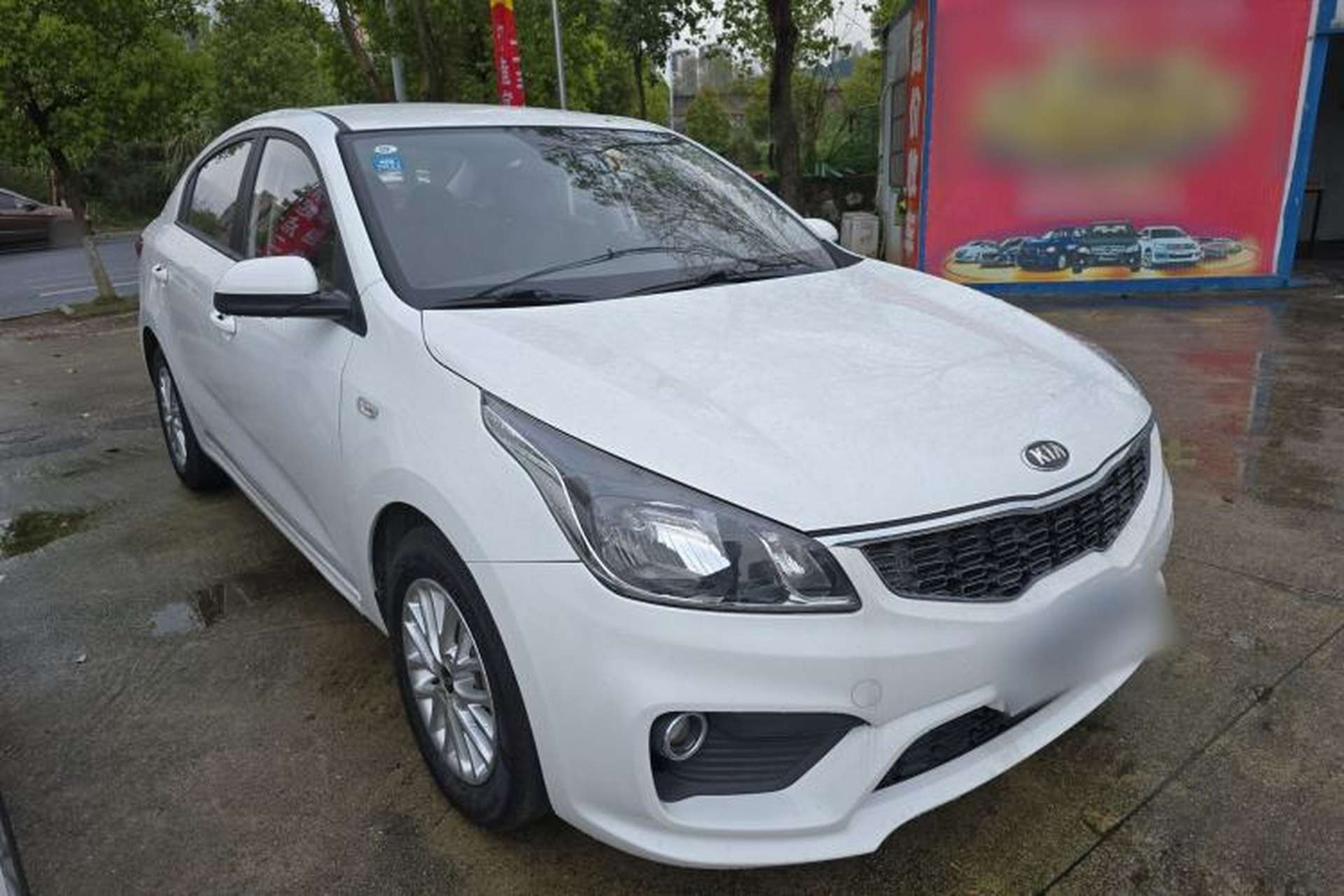 Used Kia K2 2019 Sedan 1.4L Automatic Transmission 15th Anniversary Special Edition GLS China VI Standard Front Right 45 Deg