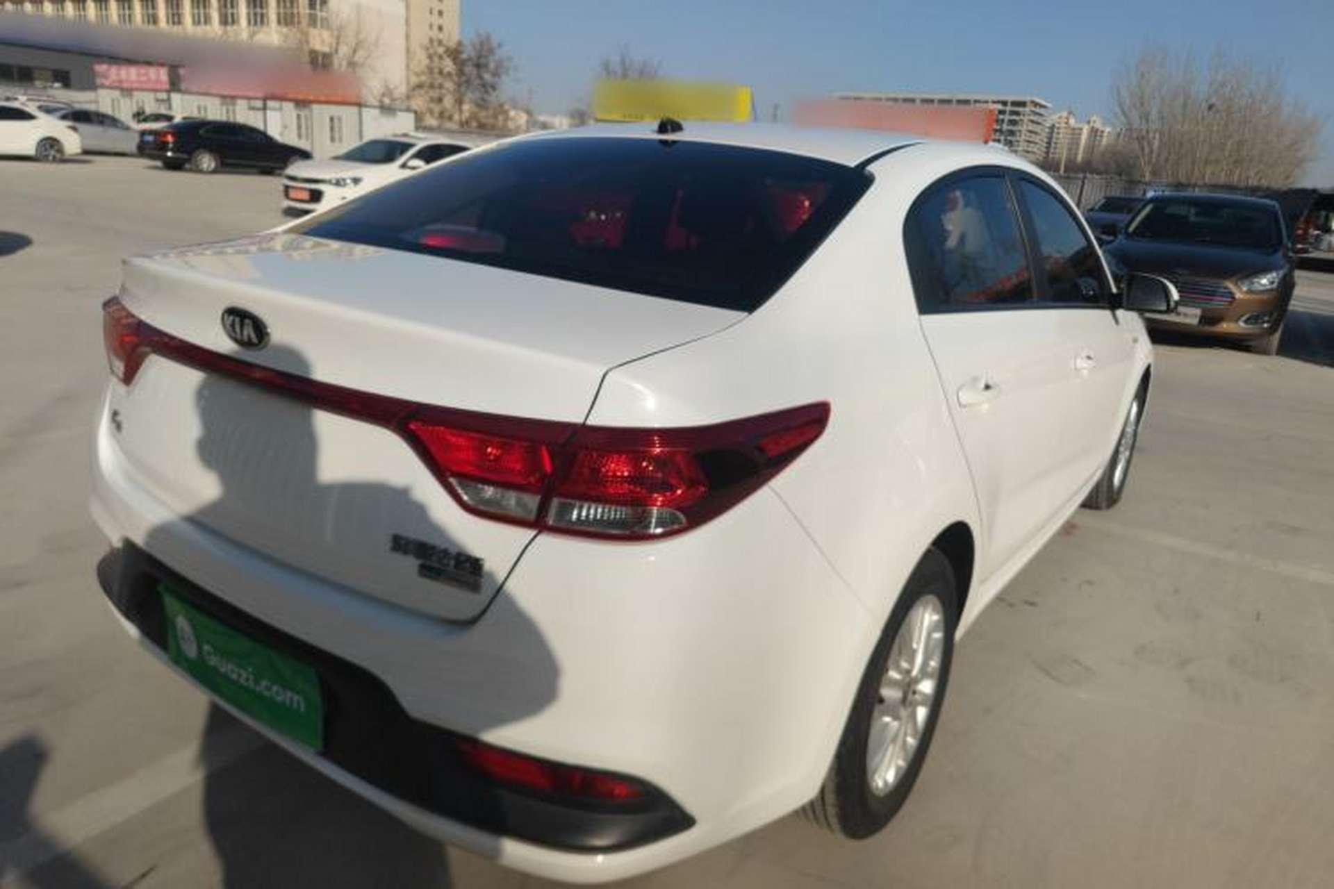 Used Kia K2 2019 Sedan 1.4L Automatic Transmission 15th Anniversary Special Edition GLS China VI Standard Rear Right 45 Deg