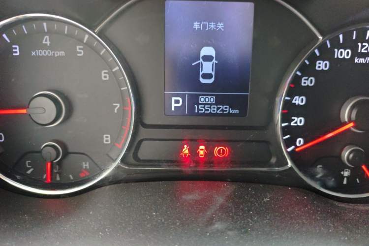 Used Kia K3 2013 1.6L Automatic GLS Odometer Close Up