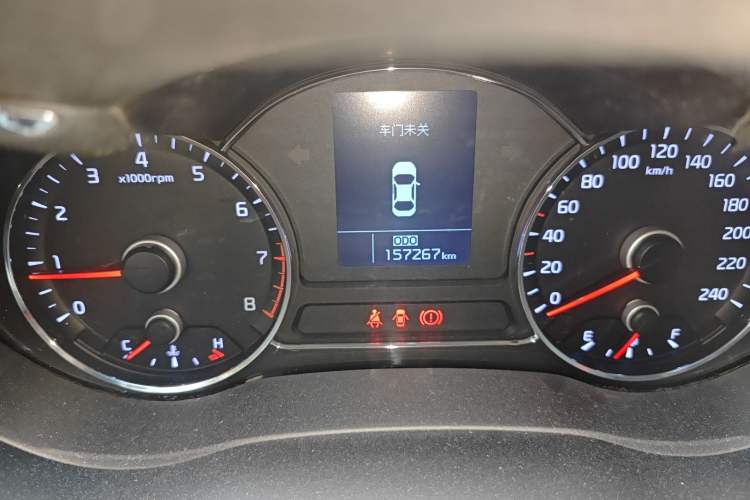 Used Kia K3 2013 1.6L Manual GL Odometer Close Up