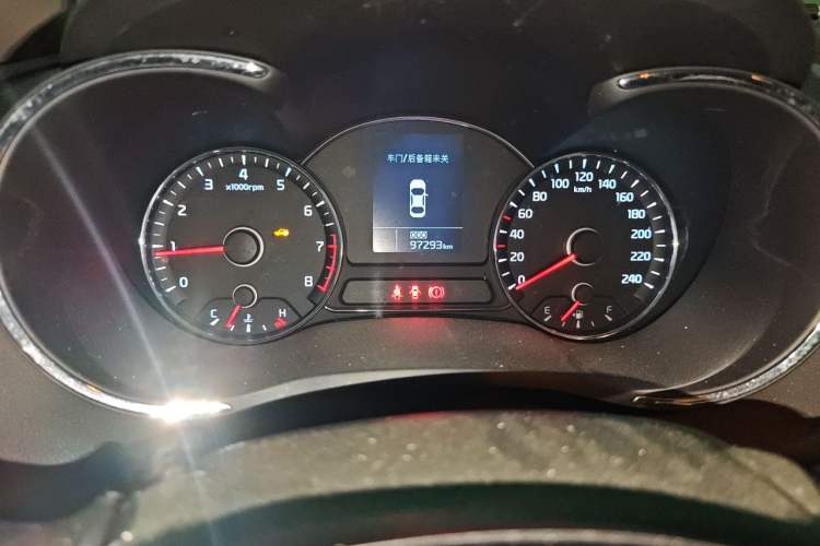 Used Kia K3 2013 1.6L Manual GLS Odometer Close Up