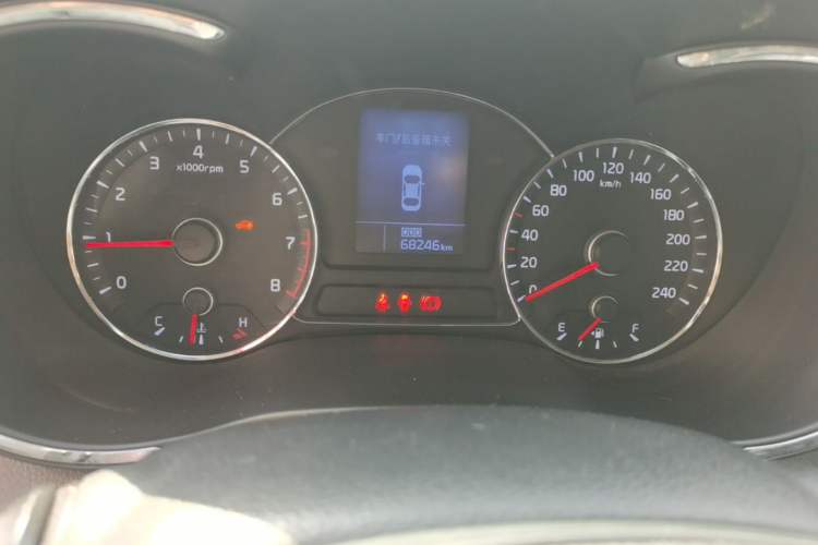 Used Kia K3 2013 1.6L Manual GL Odometer Close Up