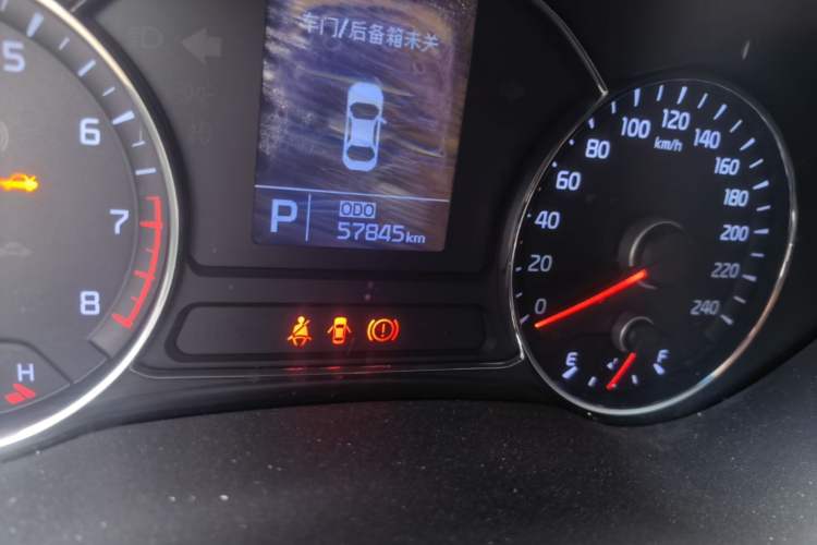 Used Kia K3 2013 1.6L Automatic GL Odometer Close Up