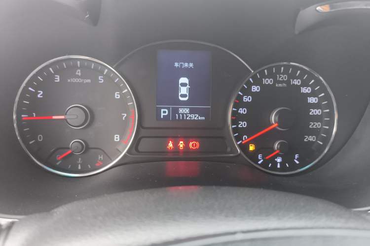 Used Kia K3 2013 1.6L Automatic GLS Odometer Close Up