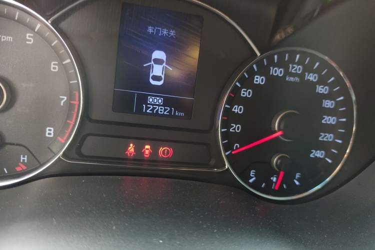 Used Kia K3 2013 1.6L Manual GL Odometer Close Up