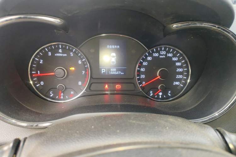 Used Kia K3 2013 1.6L Automatic GL Odometer Close Up