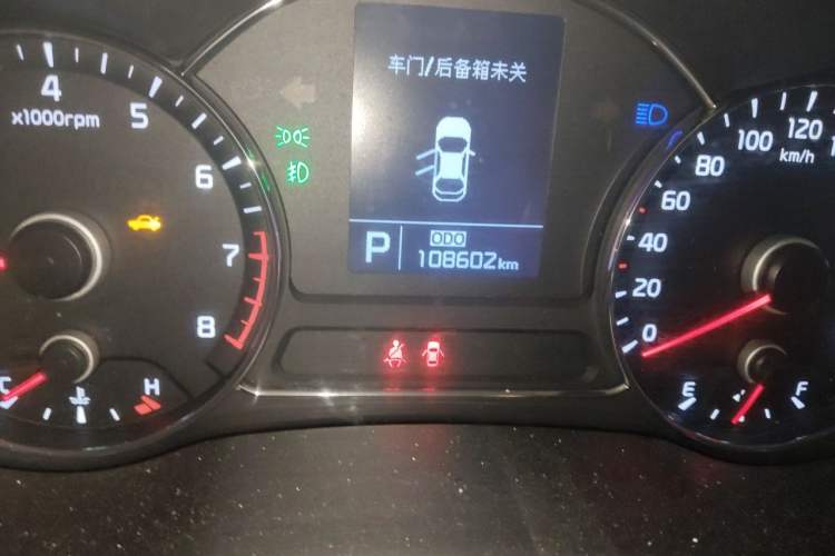 Used Kia K3 2013 1.6L Automatic GL Odometer Close Up