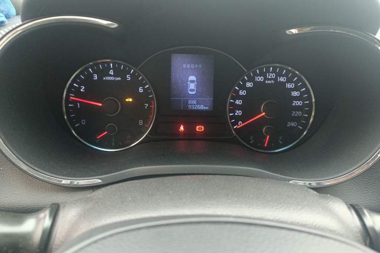 Used Kia K3 2013 1.6L Manual GL Odometer Close Up