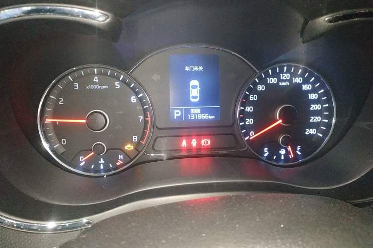Used Kia K3 2013 1.6L Automatic GLS Odometer Close Up