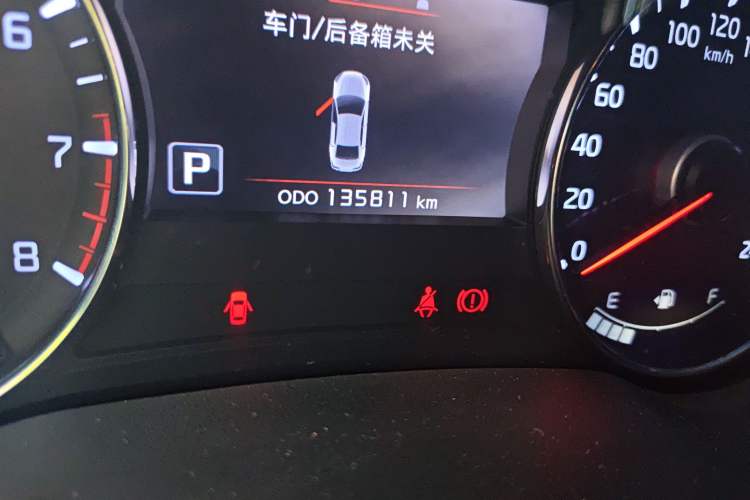 Used Kia K3 2013 1.6L Automatic Premium Odometer Close Up