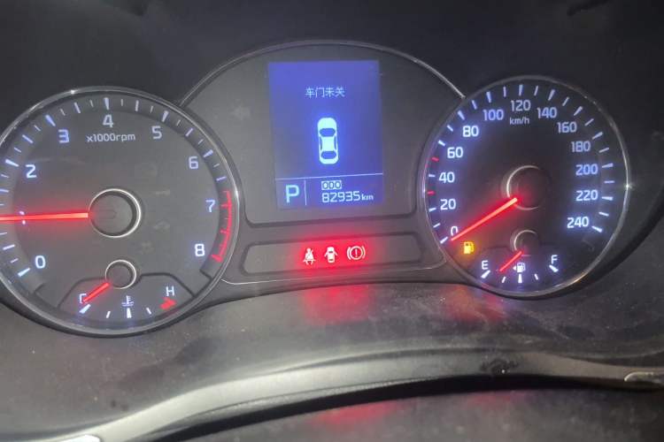 Used Kia K3 2013 1.6L Automatic GLS Odometer Close Up