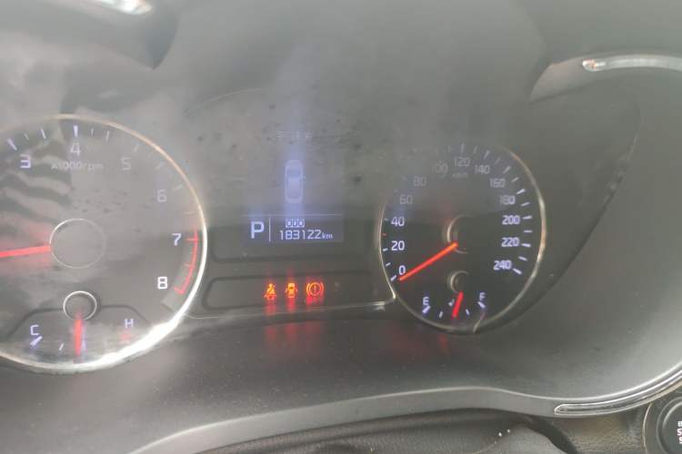 Used Kia K3 2013 1.6L Automatic GLS Odometer Close Up