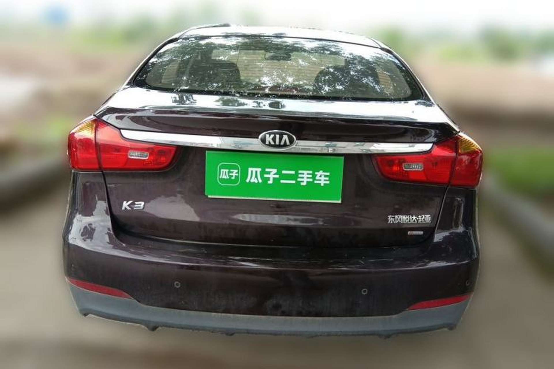 Used Kia K3 2013 1.6L Automatic GLS Rear