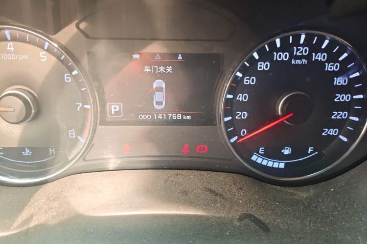 Used Kia K3 2013 1.6L Automatic Premium Odometer Close Up