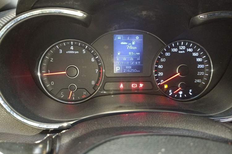 Used Kia K3 2013 1.6L Automatic GLS Odometer Close Up