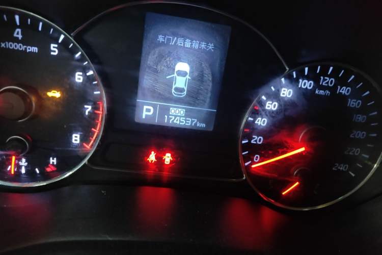 Used Kia K3 2013 1.6L Automatic GLS Odometer Close Up