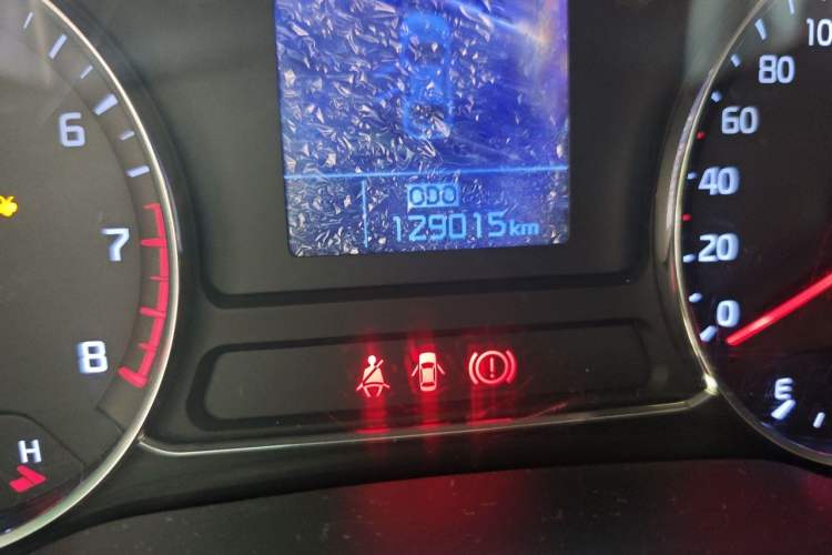 Used Kia K3 2013 1.6L Manual GL Odometer Close Up