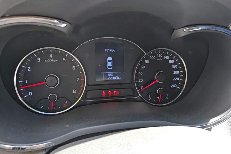 Used Kia K3 2013 1.6L Manual GL Odometer Close Up