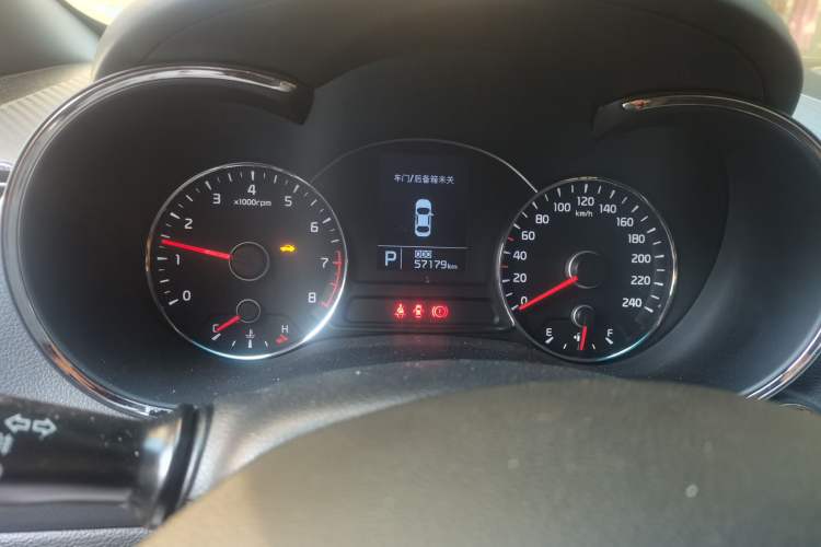 Used Kia K3 2013 1.6L Automatic GLS Odometer Close Up