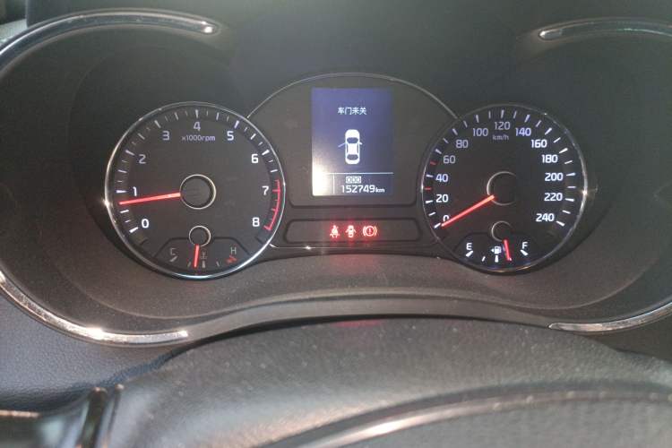 Used Kia K3 2013 1.6L Manual GLS Odometer Close Up