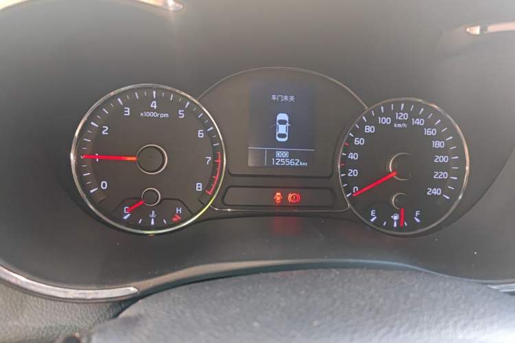 Used Kia K3 2013 1.6L Manual GLS Odometer Close Up