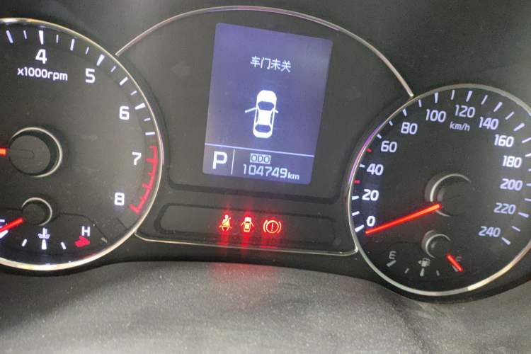 Used Kia K3 2013 1.6L Automatic GLS Odometer Close Up