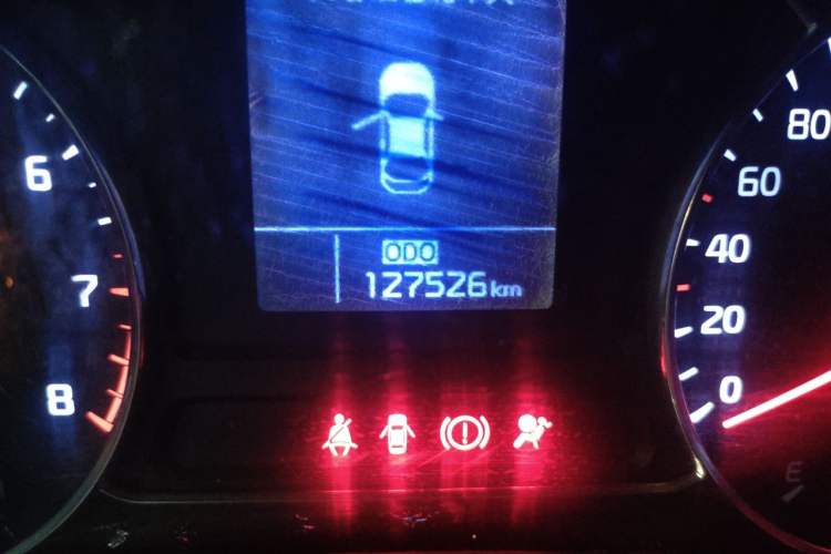 Used Kia K3 2013 1.6L Manual GLS Odometer Close Up