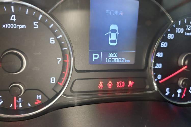 Used Kia K3 2013 1.6L Automatic GL Odometer Close Up