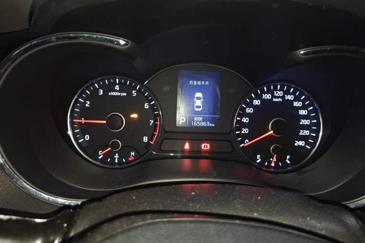 Used Kia K3 2013 1.6L Automatic DLX Odometer Close Up