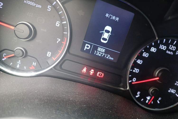 Used Kia K3 2013 1.6L Automatic GL Odometer Close Up