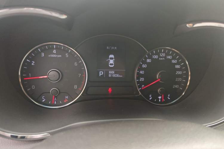 Used Kia K3 2013 1.6L Automatic GL Odometer Close Up