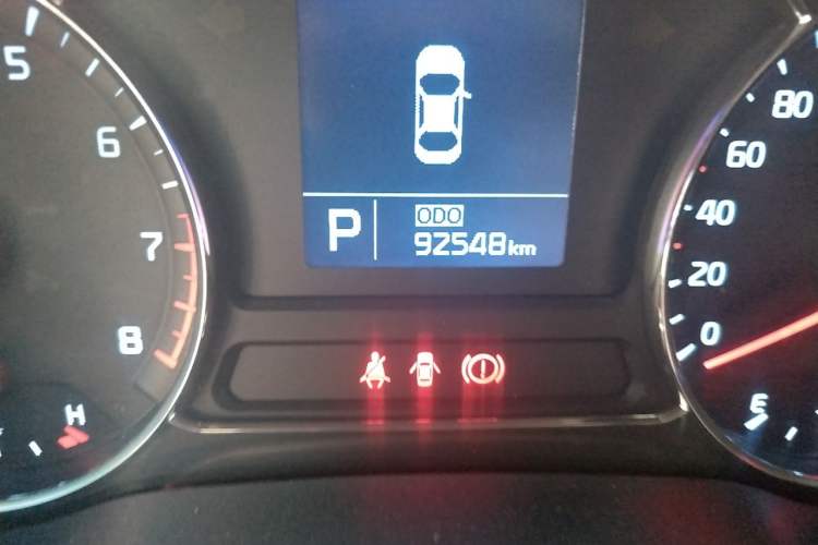 Used Kia K3 2013 1.6L Automatic DLX Odometer Close Up