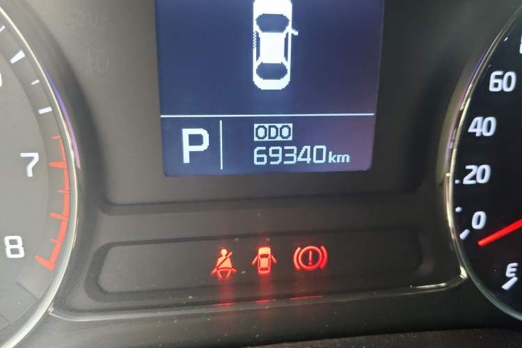 Used Kia K3 2013 1.6L Automatic GL Odometer Close Up