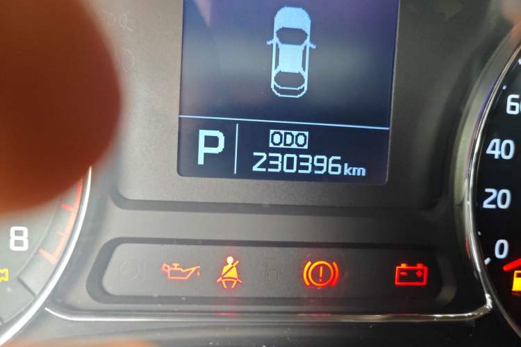 Used Kia K3 2013 1.6L Automatic GL Odometer Close Up