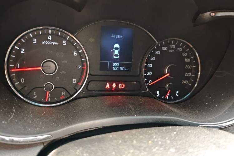 Used Kia K3 2013 1.6L Manual GL Odometer Close Up