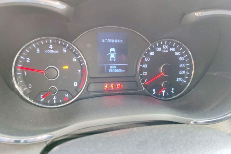 Used Kia K3 2013 1.6L Manual GL Odometer Close Up