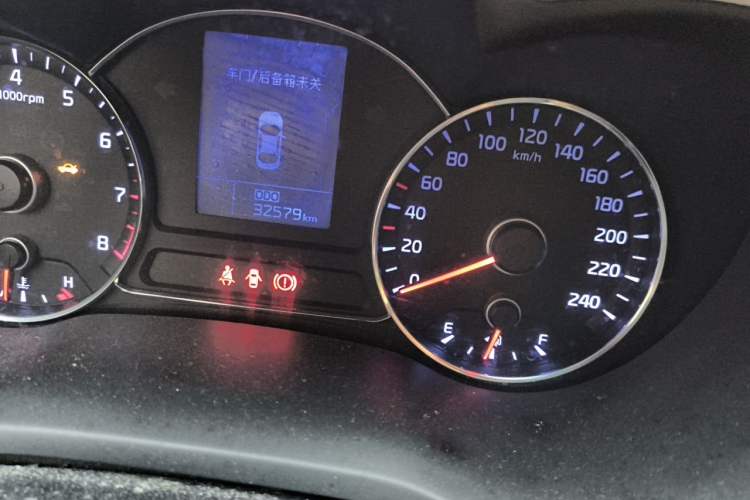 Used Kia K3 2013 1.6L Manual GL Odometer Close Up