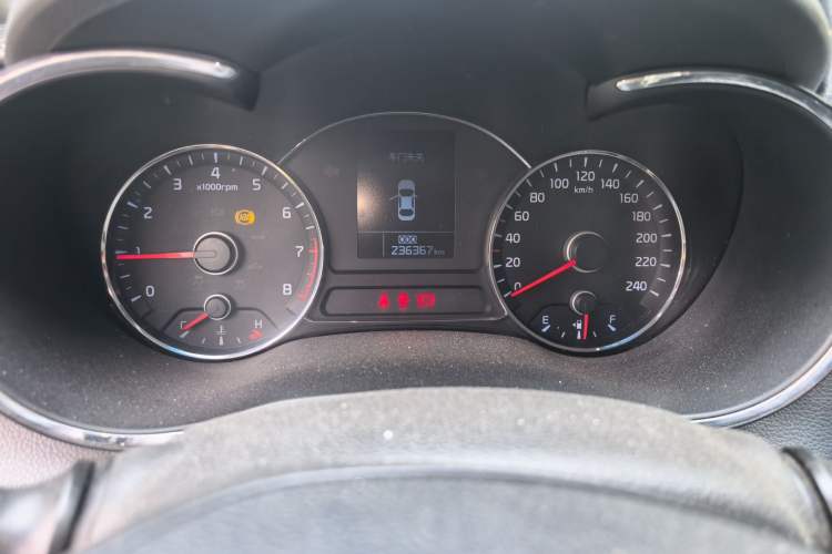 Used Kia K3 2013 1.6L Manual GL Odometer Close Up