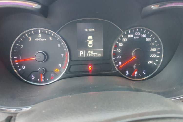 Used Kia K3 2013 1.6L Automatic GLS Odometer Close Up