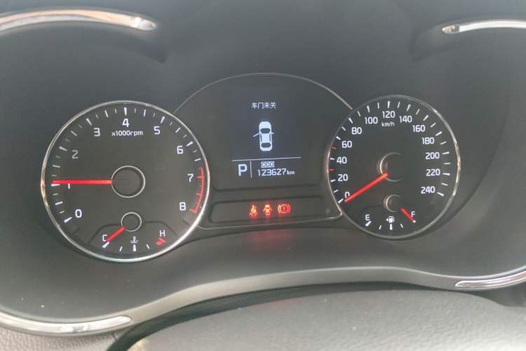 Used Kia K3 2013 1.6L Automatic GLS Odometer Close Up
