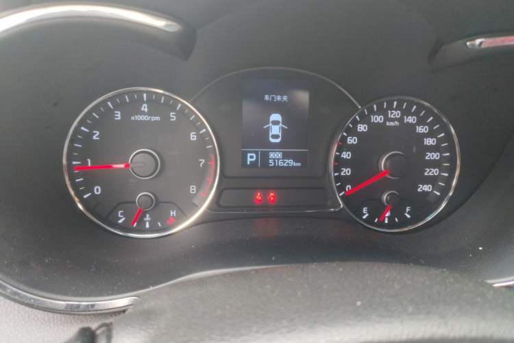 Used Kia K3 2013 1.6L Automatic GLS Odometer Close Up