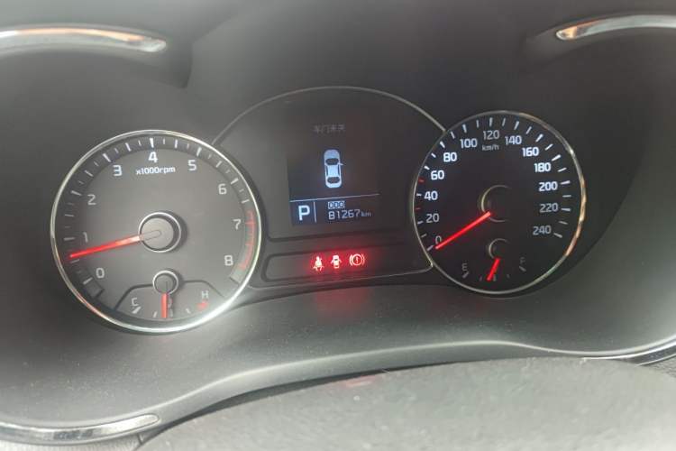 Used Kia K3 2013 1.6L Automatic GL Odometer Close Up