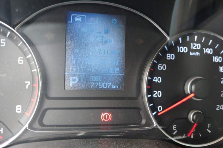 Used Kia K3 2013 1.6L Automatic GL Odometer Close Up